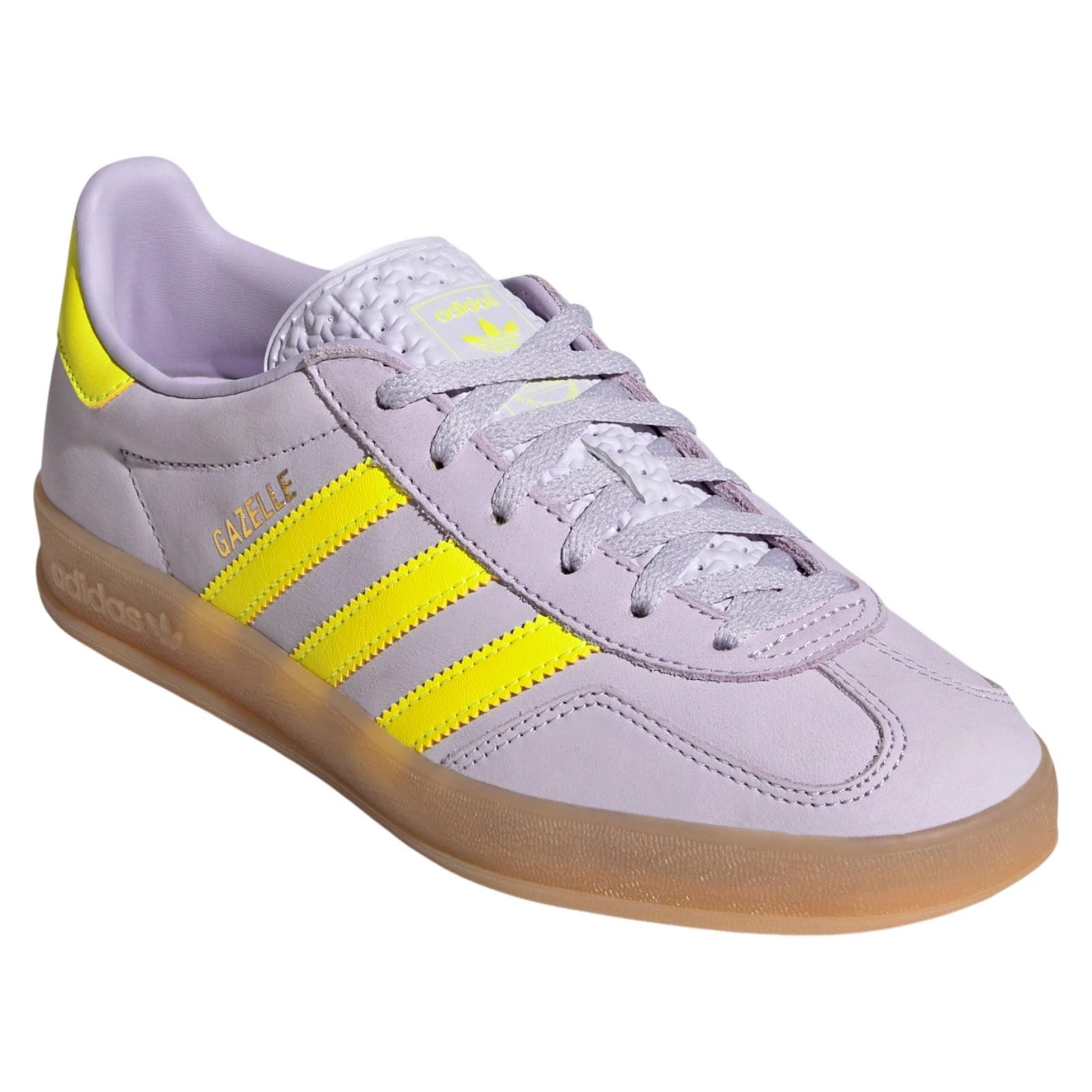 Adidas Originals MUJER Gazelle Interior Zapatillas Zapatos Lila Retro Nuevo