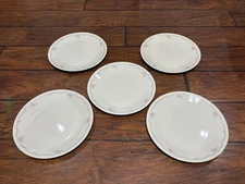 Set of 5 Corelle English Breakfast Dinner Plates