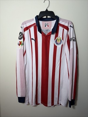Chivas Puma Brizuela Long Sleev Jersey 2018-2019 Cancer Month Nameset Rare XL