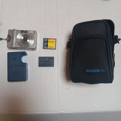 CANON PowerShot PC1012 S110 Digital Camera Case Charger Battery Memory Card