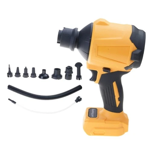 Portable Dust Blower Air Duster Tool Battery Operated with Multiple Attachments
