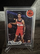 2025-26 Topps Basketball #80BK-67 Will Riley RC 75th Anniversary Silver Foil