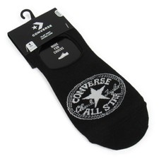 CONVERSE All Star Men's Flat-Knit Ultra-Low Socks Made for Chucks Black OS