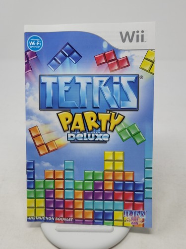 Tetris Party Deluxe (Nintendo Wii 2010) Complete CIB Tested Authentic  - Picture 4 of 7