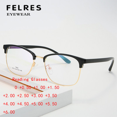 142mm Frames Cat Eyes Anti Blue Light Reading Glasses Women Lightweight Glasses