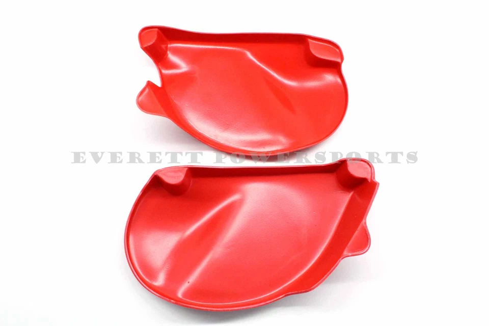 Novas placas de matrícula de painel lateral vermelho Honda 77 78 XR75, 79-82 XR80 capas de quadro #H80 - Imagem 2 de 3