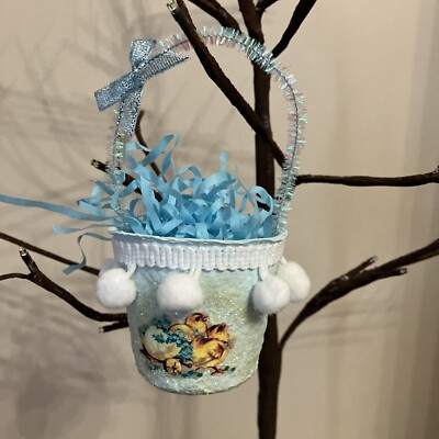 Ostern Vintage Stil Pappmaché Leckerli Körbe 