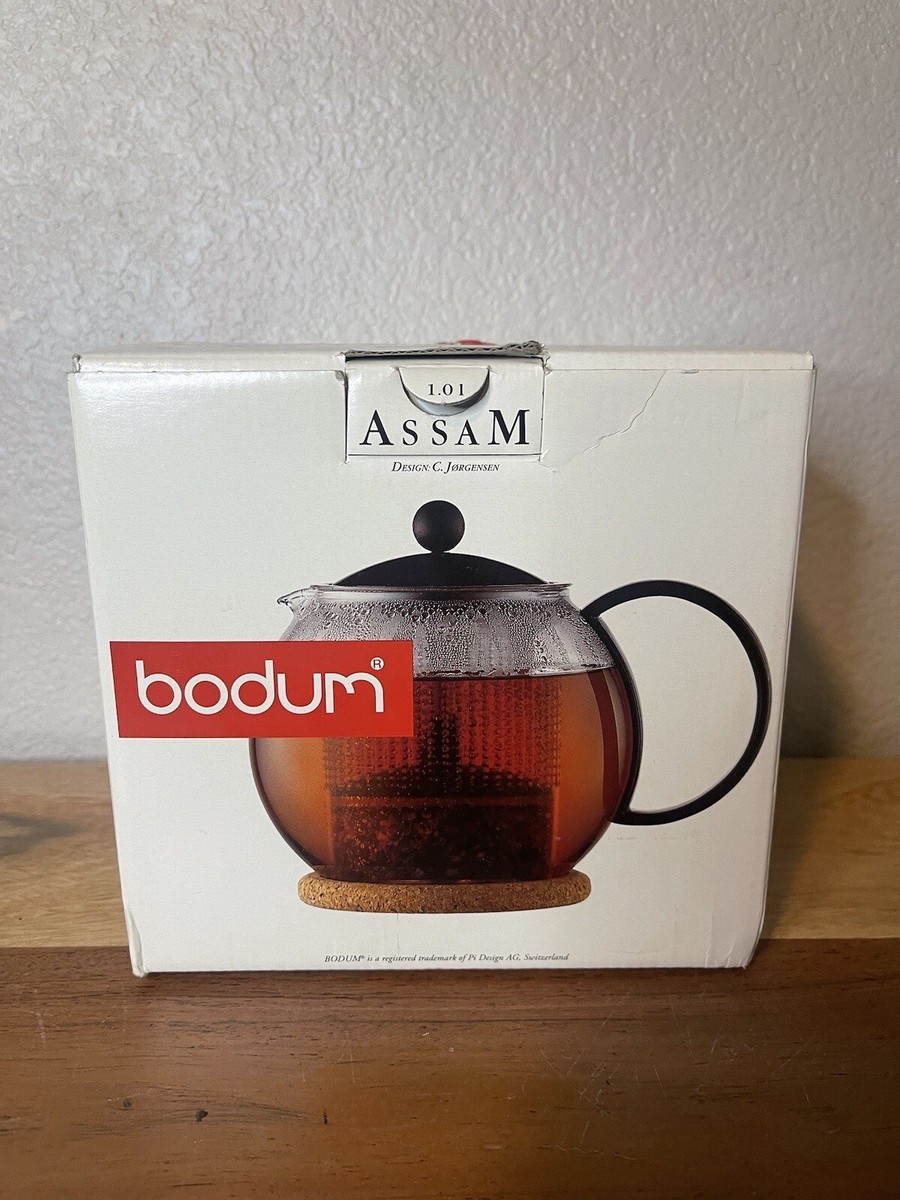 Bodum Assam Glass Tea Press With Built In Filter And Lid Quart