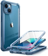 i-Blason for iPhone 13 6.1 inch Dual Layer Rugged Clear Bumper Ares Case