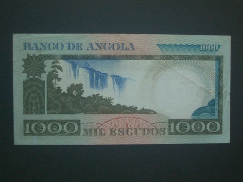 **LooK ** Billete 'Z' 1000 Angola 'GVF' 1973*** - Imagen 4 de 6