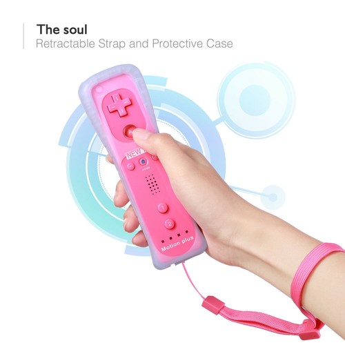 2 in 1 Built in Motion Plus Remote Controller/ Nunchuck For Nintendo Wii & Wii U - Picture 31 of 65