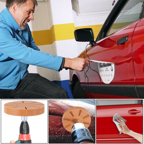 Car Decal Remover Rubber Eraser Wheel Tool for Drill Adhesive Pinstripe Sticker - Picture 4 of 10