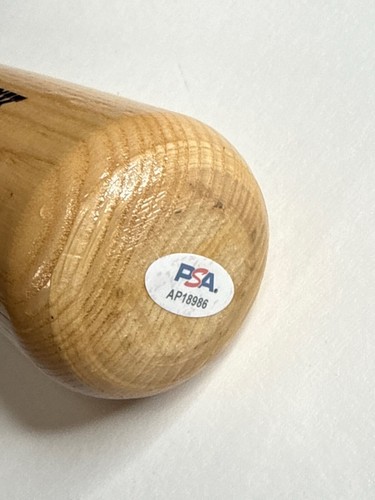 Maury Wills Signed Rawling's Big Stick Baseball Bat Dodgers W Inscriptions PSA - Picture 5 of 6
