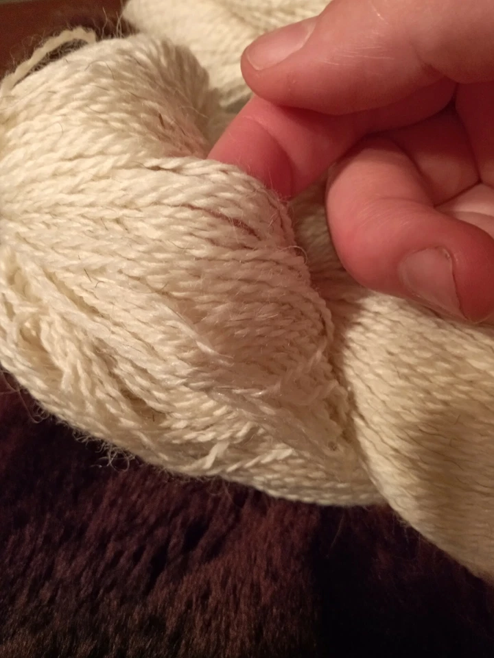 Hilo para dedos islandés/merino/seda 2 por ciento 450 yardas/4 oz ¡suave natural! Foto 4 de 4