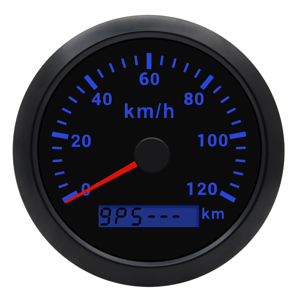 85mm Digital GPS Tacho Geschwindigkeitsmesser Für Auto Boot Truck 0