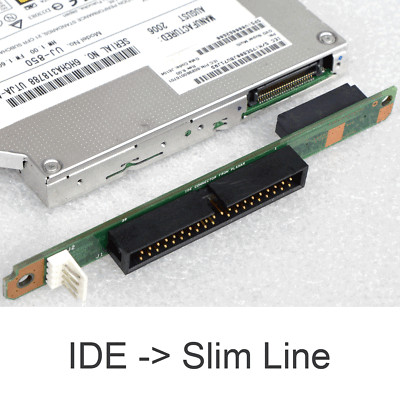 ADAPTER SLIM LINE CARBON P3 48P9049 94V-0 K E119697 40 PIN FLOPPY LAUFWERK M473