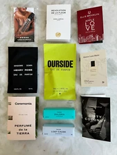 LOT of 10 Niche Perfume Fragrance Samples - NEW Authentic Brand Samples