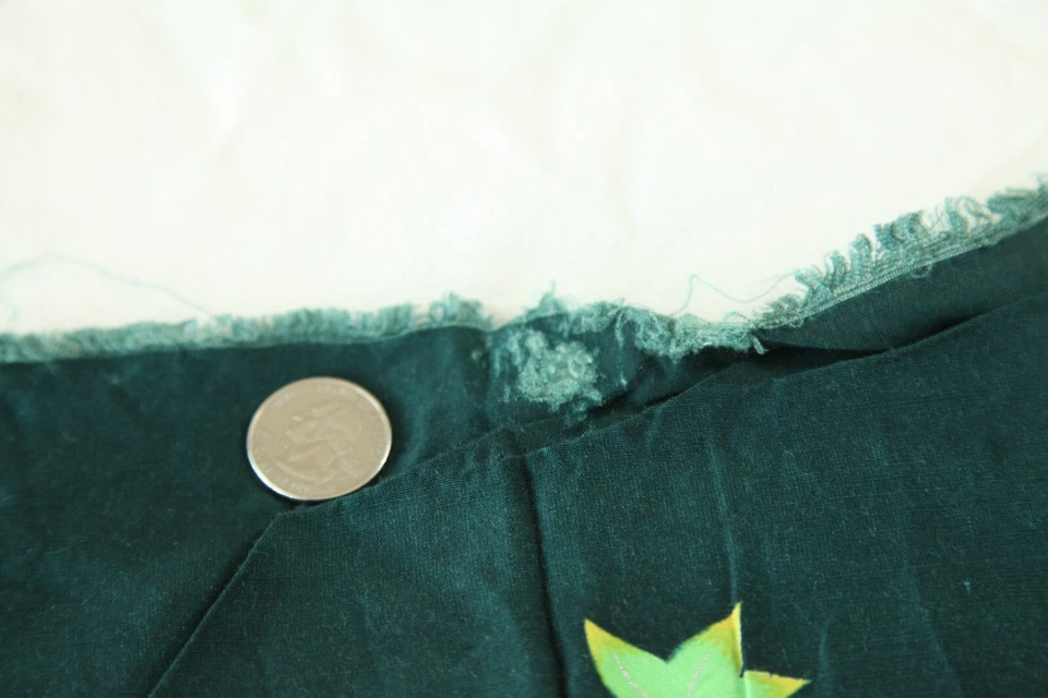 Bufanda Turística Japón Vintage Nikko Rayón Años 50 28" x 26" DEFECTOS Tela Arte Novedad Foto 3 de 4