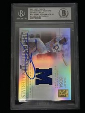 2003 Topps Tribute Sammy Sosa Milestone Materials Relics BAS Authentic Auto