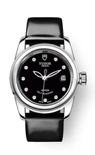 TUDOR Glamour Date M51000-0026 Diamond Patent Leather Strap 28mm Women's Watch