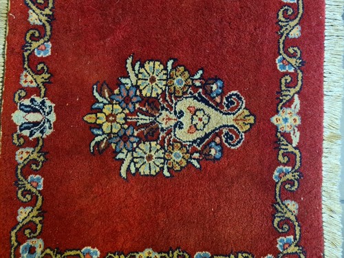 Feiner Handgeknüpfter Keshan Orientteppich – Zeitlose Persische Eleganz 59X59cm - Bild 10 von 13
