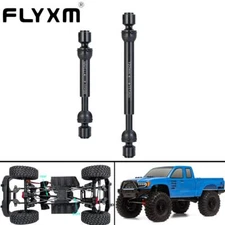 FLYXM#45 Steel Drive Shafts for Axial 1/10 SCX10 III Base camp AXI03027 Crawler