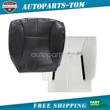 For 1998-02 Dodge Ram 1500 2500 Driver Bottom Leather Seat Cover & Foam Cushion