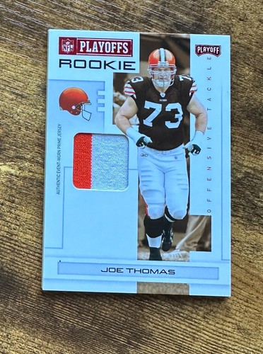 2007 Playoff NFL Playoffs Materials Red Prime #117 Joe Thomas 1/20 Patch #X6741 - Picture 1 of 2