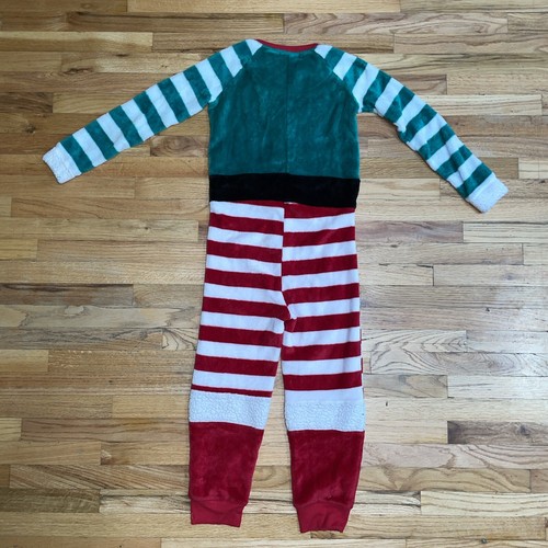 ELF Christmas Pajamas Child X-Large Size 16/18 Derek Heart Costume Holiday - Picture 2 of 4
