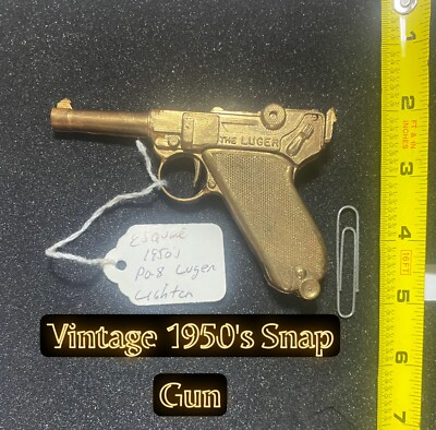 #ad #ad VINTAGE 1950’s Esquire Toys “The Luger” Snap Gun $34.99