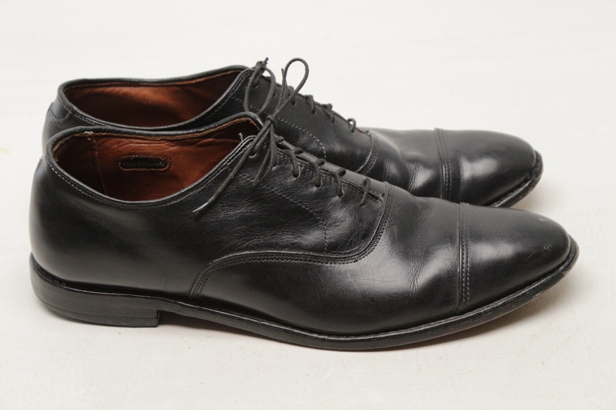 Excellent! Mens ALLEN EDMONDS Park Avenue Leather Oxford Dress Sneaker sz 13 E Allen Edmonds Park Avenue Dress Shoes Oxford Black Men main image 2