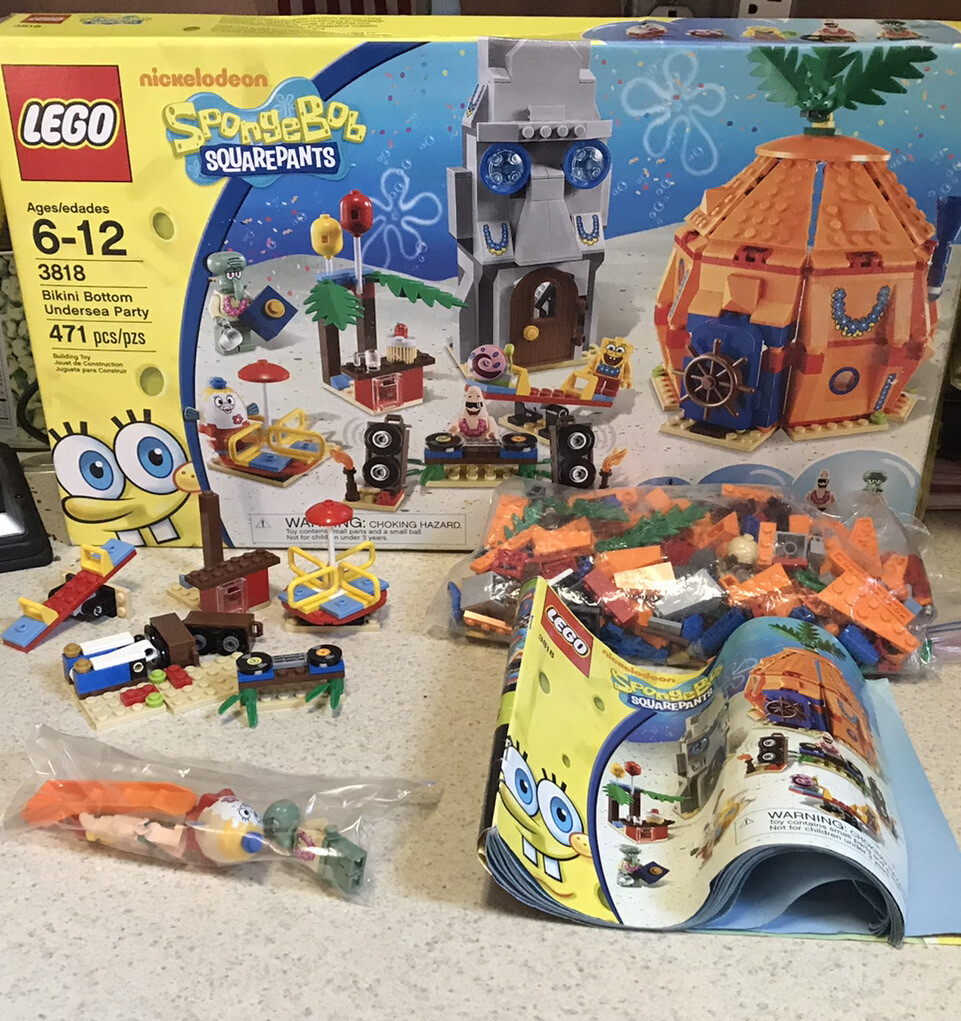 lego spongebob bikini bottom undersea party