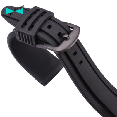Cinturino per orologio in silicone con battistrada per pneumatici per Chopin Classic Racing 168511 per cinturino per orologio Casio Suunto Bracciale sportivo da esterno da uomo 23 mm  1511