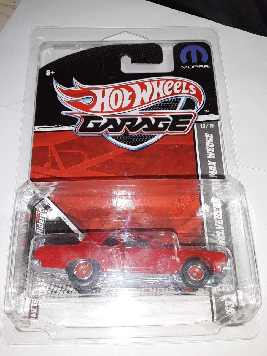 100%Hot Wheels Red 63 Plymouth Belvedere 426 Max Wedge Mopar Drag