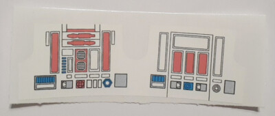 Vintage Star Wars R5-D4 Replacement Toy Stickers - Peel & Stick - No ...