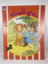 Vintage NOS Whitman Paper Doll Book 1987 The Wizard of Oz Uncut, Copyright 1976