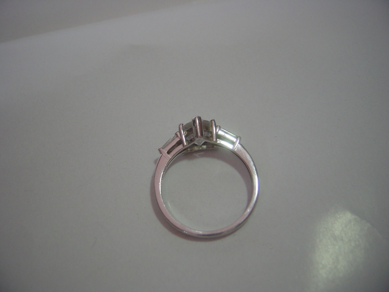 VINTAGE BEAUTIFUL SOLID SILVER RING-LOVLEY HEART … - image 3