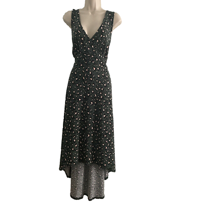 Torrid Faux Wrap Dress Size 1X Green Animal Print Surplice Neckline Midi Hi low | eBay Torrid Faux Wrap Dress Size 1X Green Animal Print Surplice Neckline Midi Hi low | eBay