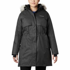 New Womens Columbia "apres Arson Ii" Omni-heat Long Down Winter Jacket Plus Size