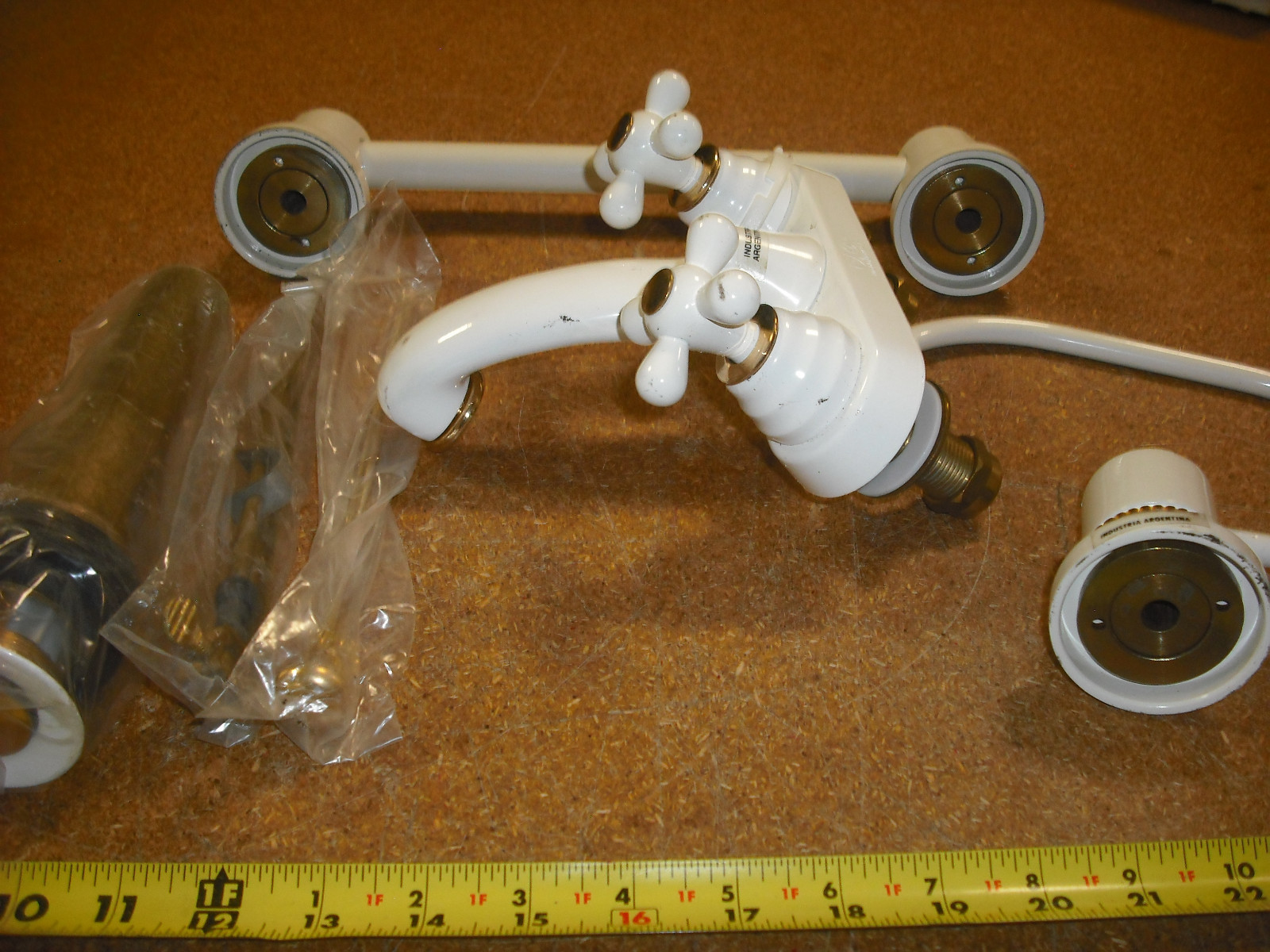 Jameco Piazza Brass Bath Faucet with two Towel Holders eBay