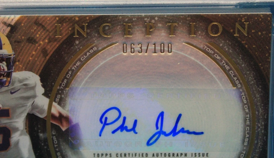 2022 BOWMAN U INCEPTION # PJ Phil Jurkovec PSA 10 GEM MT # 80122445 AUTO PSA 10 - Image 3 of 3