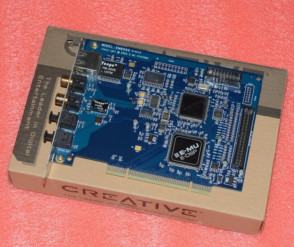 Creative E-MU EMU1616M 8960 DAC digital professional sound card 2.0 monitor HiFi - Image 3 of 4