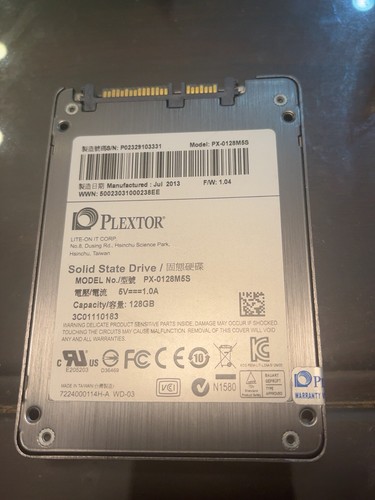 Plextor M5S PX-0128M5S 128GB SSD SATA III 2.5" MLC Solid State Drive - Picture 2 of 2