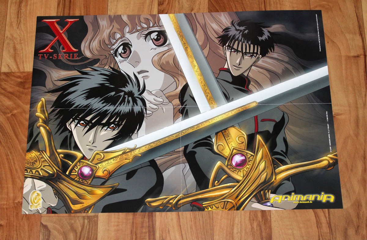 X TV Serie Manga Anime very rare Promo Poster 56x40cm | eBay