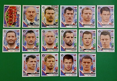 2018 3R Russia World Cup FIFA - E01 RUSSIA SOCCER TEAM Full Sticker Promo Peru