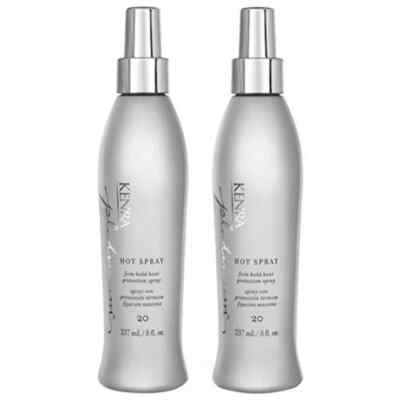 Kenra Platinum Hot Spray Firm Hold Heat Protection Spray #20 8 oz-2 Pack