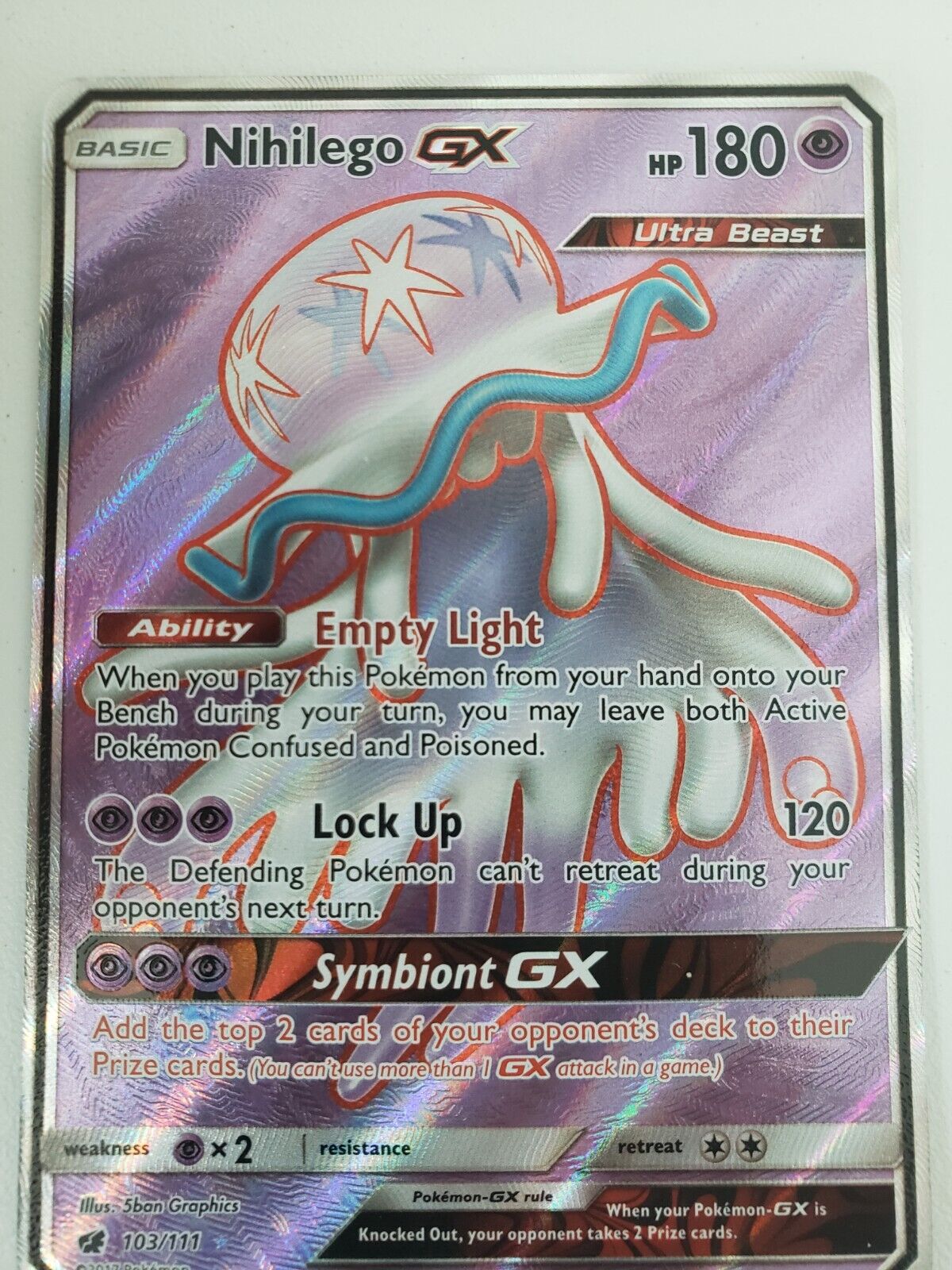 TCG Ultra Dimensional Beast - #57 Nihilego GX