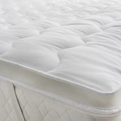 NZ 5cm Microfiber Air Flow Mattress Topper Hollow Fiber Filling Anti Allergic SALE