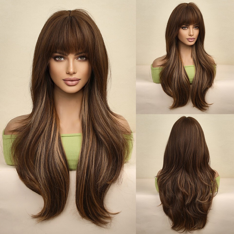Women's Fashion Synthetic Wig - Long Curly/Wavy Wig In Black, Brown, Blonde - Cosplay & Daily Use, Glueless