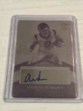 2021 Leaf  Ultimate Draft Amon-Ra St Brown XRC Mag. Printing Plate 1/1  Auto RC